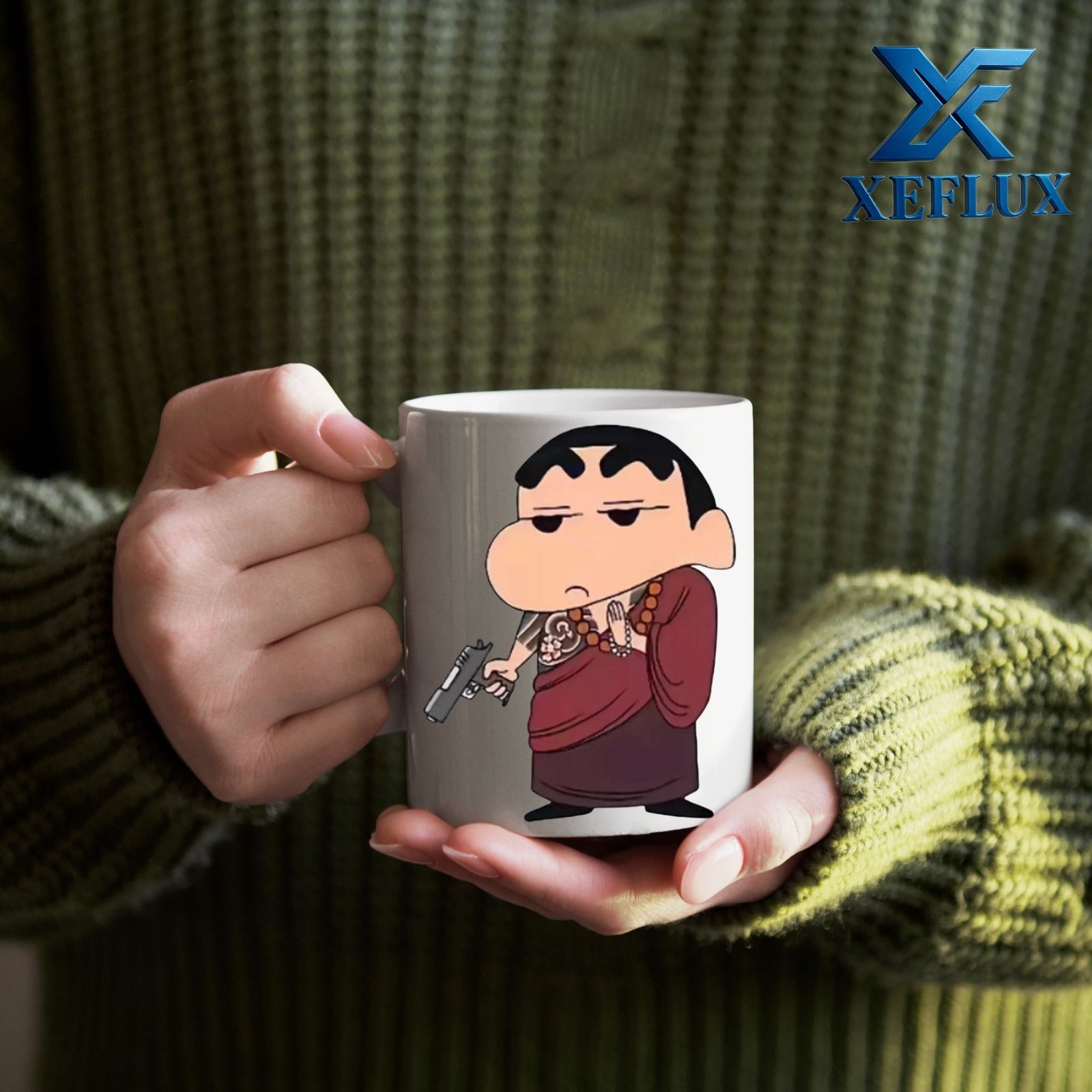 Lazy Morning Shinchan Mug