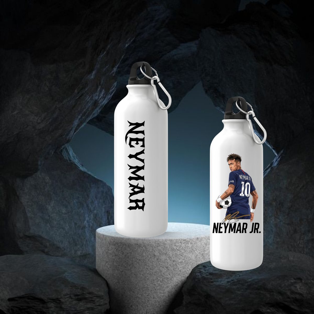 Neymar Jr 10 Aluminium Sports Bottle, 750ml — custom printed, Xeflux Margao