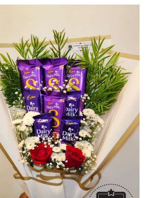 Chocolate Bouquet with Roses
