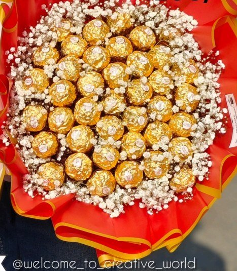 Golden Chocolate Bouquet