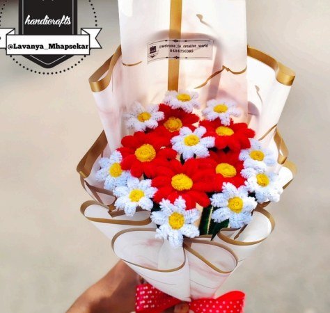 Handmade Daisy Bouquet