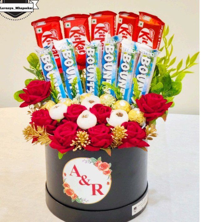 Chocolate Bouquet - Round Box