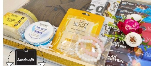Men's Snack & Wellness Gift Tray — custom printed, Xeflux Margao
