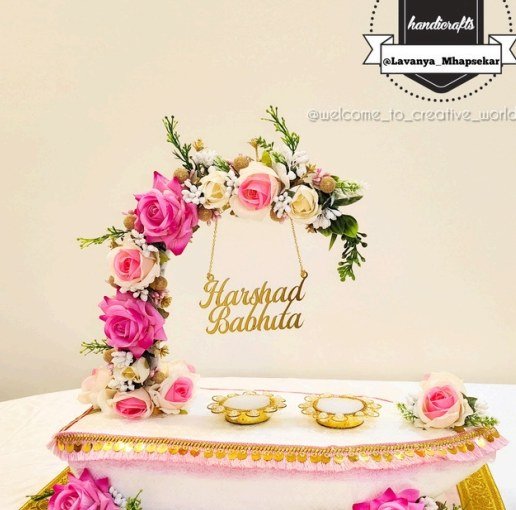 Floral Ring Platter - Arch — custom printed, Xeflux Margao