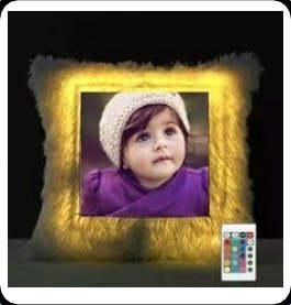 Custom printed LED Photo Pillow – With Remote — Xeflux Margao Goa