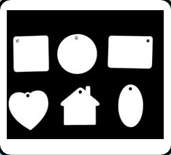 MDF Keychain – Single Side