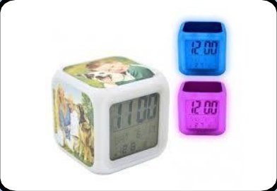Custom printed Photo Alarm Clock — Xeflux Margao Goa