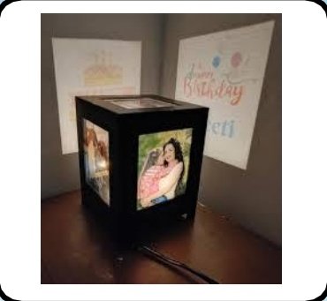 Shadow Box Photo Lamp